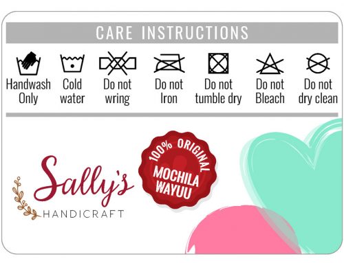 How to care of your Wayuu bags. (TH)